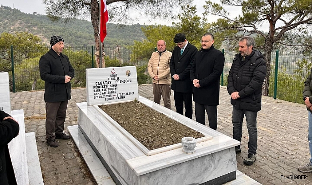 Şehit Çağatay Erenoğlu mezarı başında anıldı
