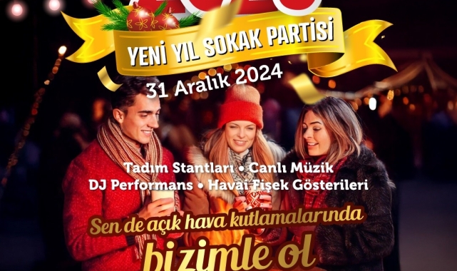 Şehitkamil'den yeni yıla özel sokak partisi