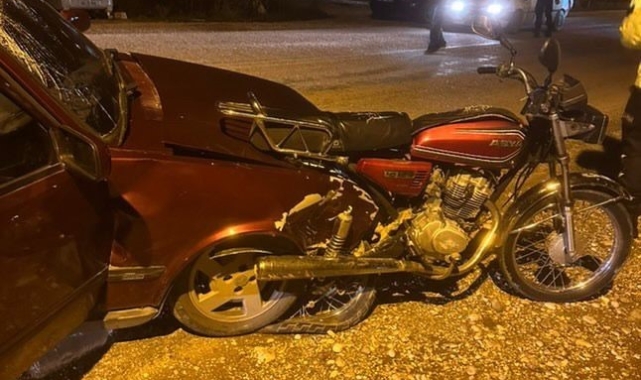 Serik'te otomobil ile motosiklet çarpıştı: 1 ölü 1 yaralı