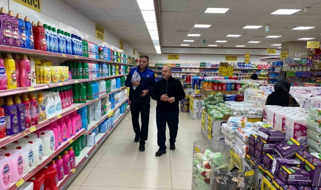 Sincan Belediyesi zabıta ekiplerinden fiyat etiket denetimi