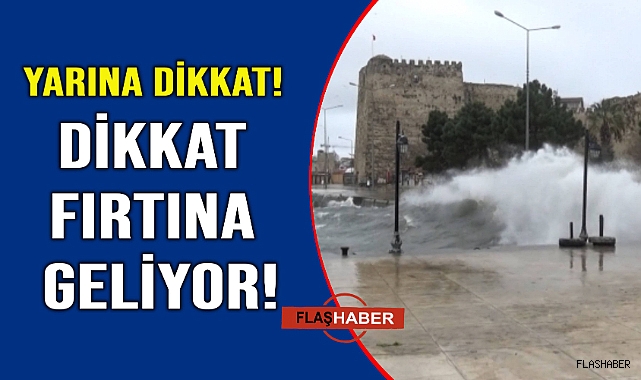 Sinop için fırtına uyarısı