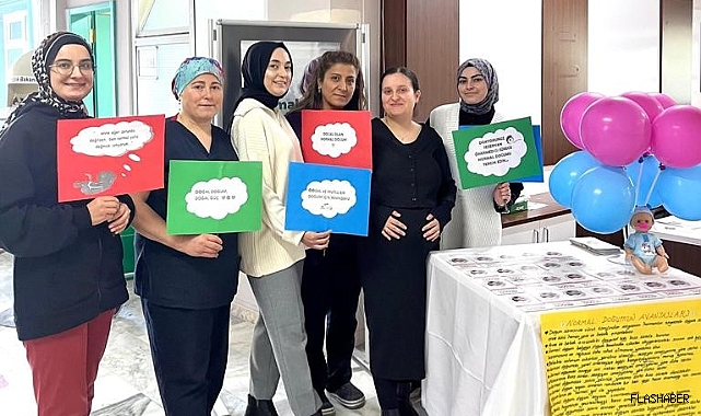 Sinop'ta normal doğuma dikkat çekildi