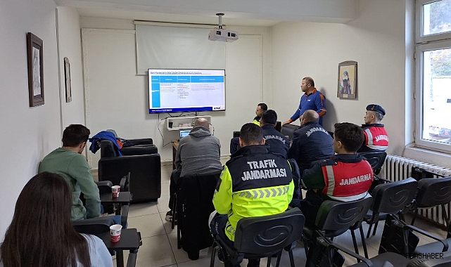 Sinop'ta trafik kazalarında koordineli çalışma eğitimi