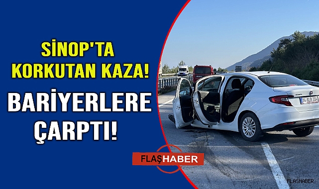 Sinop'ta trafik kazası:5 Yaralı