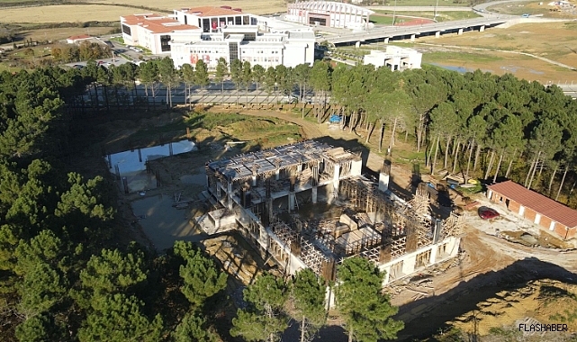 Sinop Üniversitesi Camii inşaatında son durum