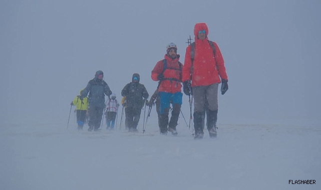 Sinoplu dağcı Sarıkamış şehitleri için tırmandı