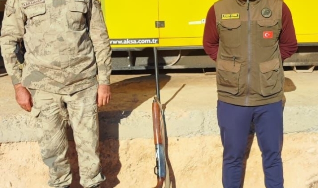 Şırnak'ta kaçak avcılık yapan şahıs yakalandı