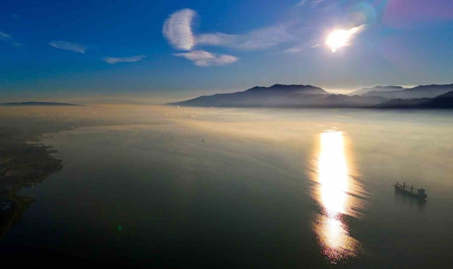 Sis, körfez ve güneş birleşti