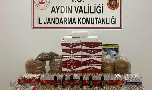 Söke'de 55 bin dolu makaron ele geçirildi