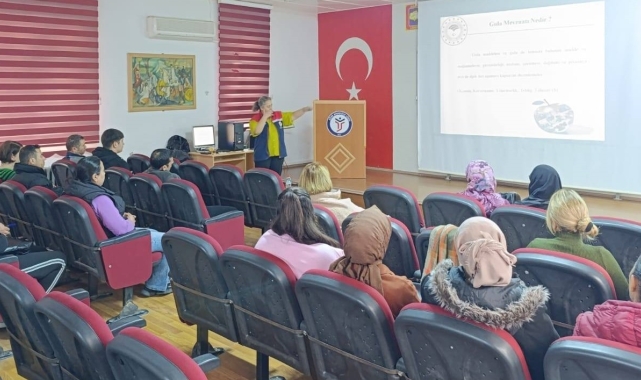 Söke'de okul kantin ve yemekhane çalışanlarına hijyen eğitimi