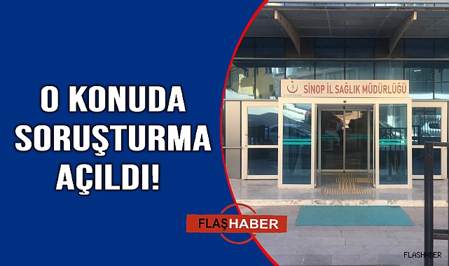 Soruşturma başlatıldı