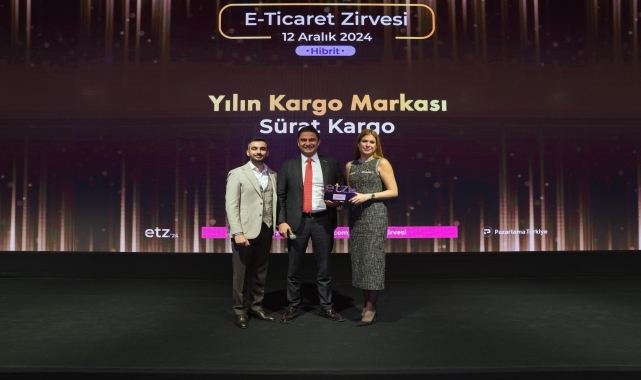 Sürat Kargo, E-Ticaret Zirvesi'nde "yılın kargo şirketi" seçildi