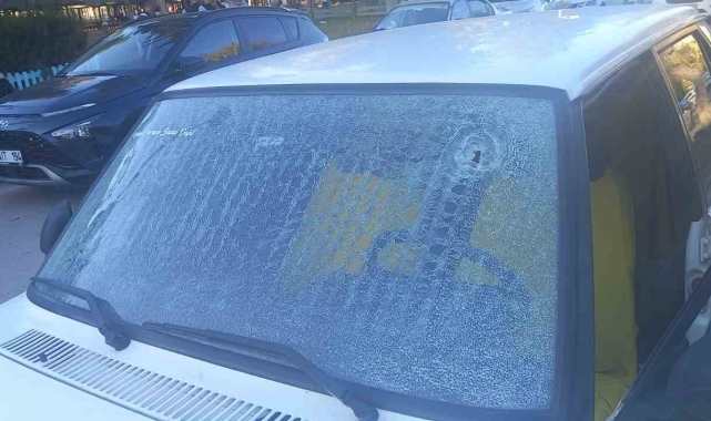 Sürücüye mermi şoku