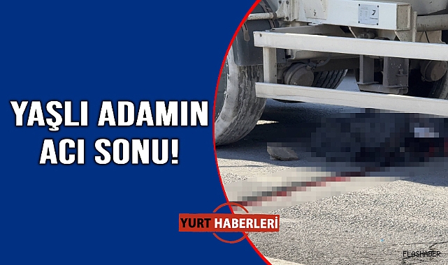 Tankerin altında can verdi