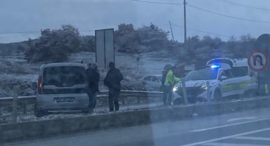 Tavşanlı'da trafik kazası: 2 yaralı