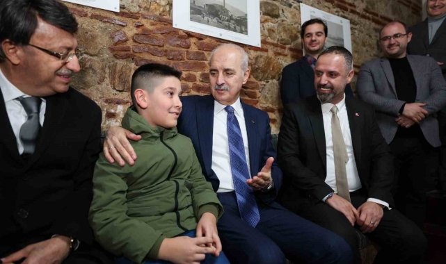 TBMM Başkanı Kurtulmuş, Üsküp'te tarihi Türk çarşısını ziyaret etti