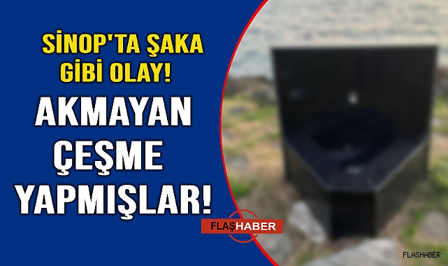 Tek damla su akmıyor