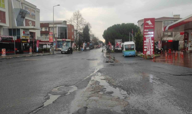 Tekirdağ'da sağanak yağış