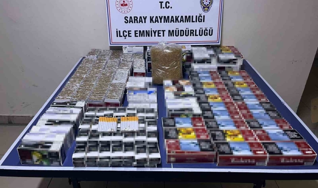 Tekirdağ'da tütün kaçakçılığı operasyonu
