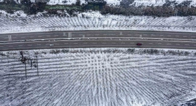 Tokat'ta görenleri hayran bırakan kış manzarası
