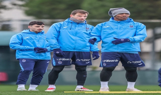 Trabzonspor, Galatasaray maçının hazırlıklarını sürdürdü