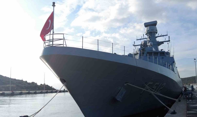 Türkiye'nin göz bebeği TCG Büyükada, yeni yılda nöbette