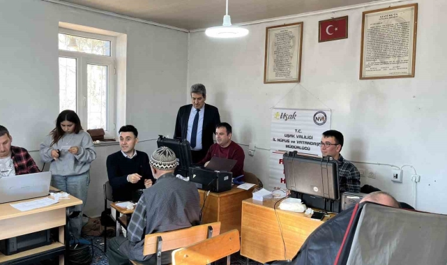 Uşak'ta 'Siz bize gelemezseniz, Biz size geliriz' projesi devam ediyor