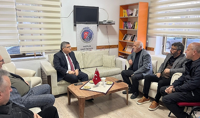 Vali Özarslan'dan, Sinop 15 Eylül Gazeteciler Cemiyetine ziyaret