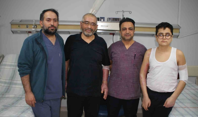 Van'da LPG patlamasında yaralanan baba ve oğul sağlığına kavuştu