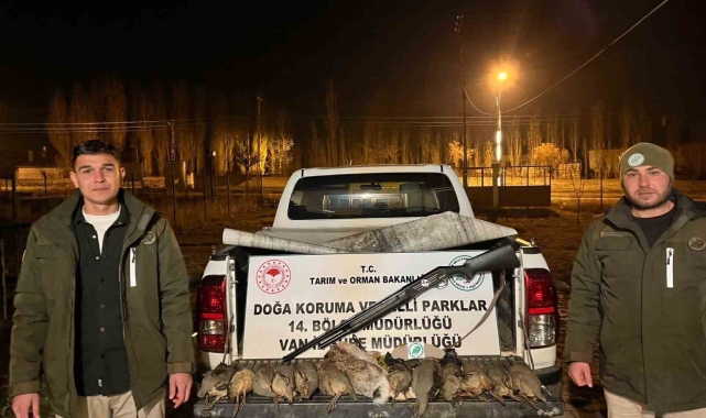 Van'da yasa dışı avlanan 3 kişiye 64 bin lira ceza