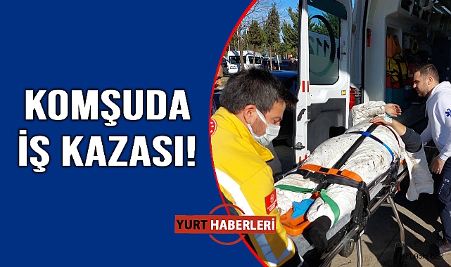 Vinç bakımı yaparken hastanelik oldu