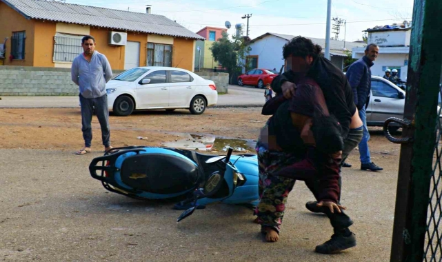 Yangının öfkesini genç kadından çıkardı