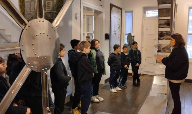 Yaşadıklarını ilçenin tarihini Kent Müzesinde öğreniyorlar