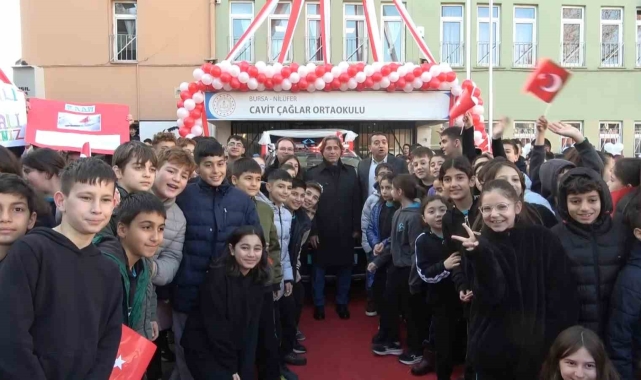 Yerli malı 'Togg' ile karşılandı