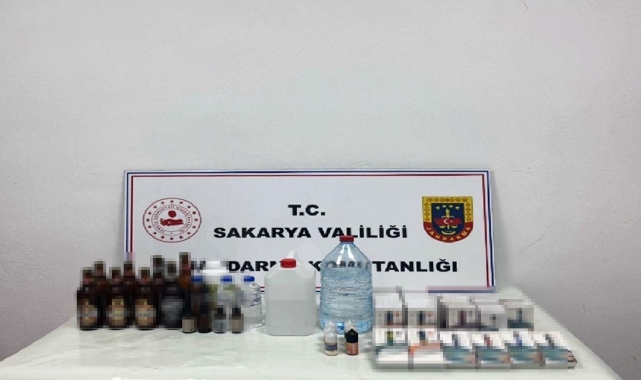Yılbaşı öncesi operasyonların arttığı Sakarya'da sahte alkol ele geçirildi