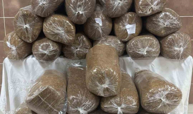 Yolcu otobüsünde 200 kilogram faturasızbandrolsüz kıyılmış tütün ele geçirildi
