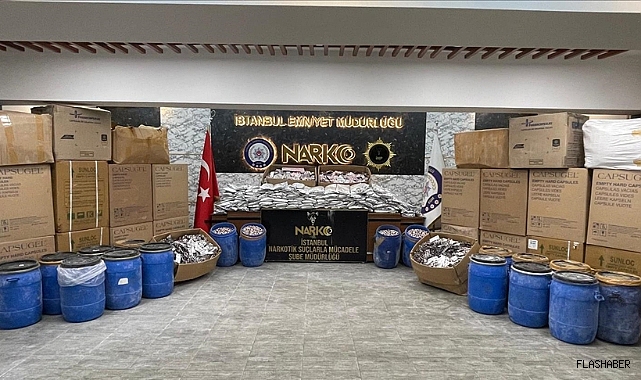 4,5 milyon sentetik ecza hap ele geçirildi