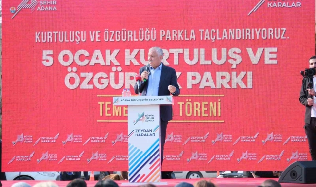 5 Ocak Kurtuluş ve Özgürlük Parkı'nın temeli atıldı
