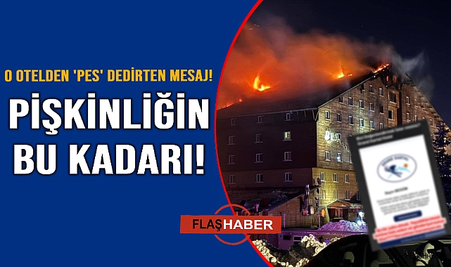 78 cana mezar olan otelden 'pes' dedirten mesaj