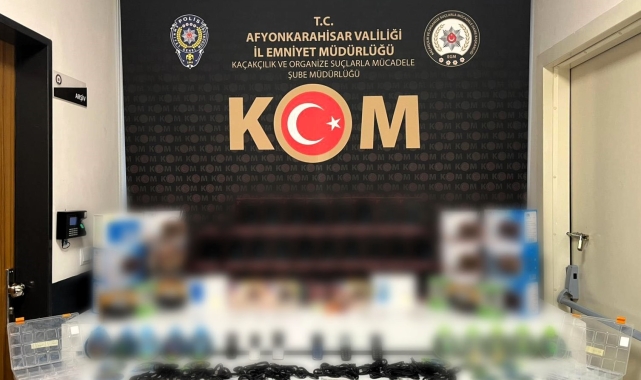 Afyonkarahisar'da kaçakçılıkla mücadele sürüyor
