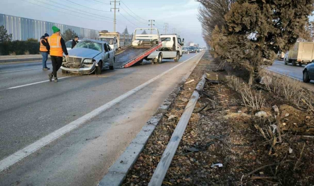 Afyonkarahisar'da zincirleme trafik kazası