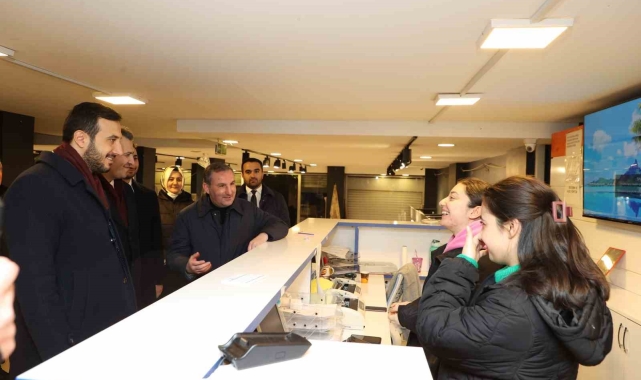 AK Parti İstanbul İl Başkan Adayı Abdullah Özdemir Sultanbeyli&#039;de esnaf ziyareti yaptı