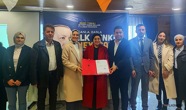 AK Parti Türkeli Kadın Kolları yeni başkanını seçti