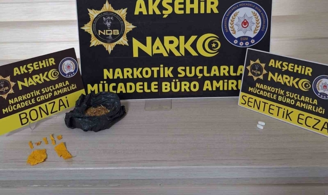 Akşehir'de uyuşturucu operasyonu: 9 gözaltı