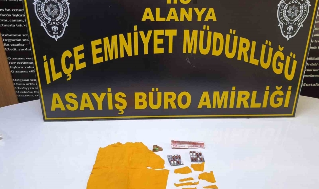 Alanya'da uyuşturucu madde ele geçirildi, 1 şüpheli yakalandı