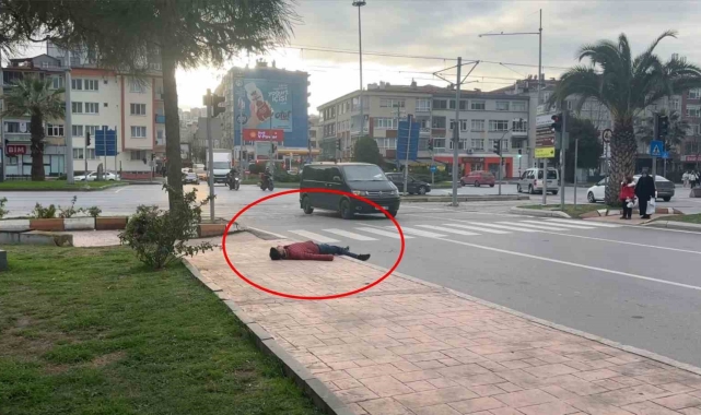 Aldığı maddenin etkisiyle bir anda yere yığıldı: O anlar kamerada