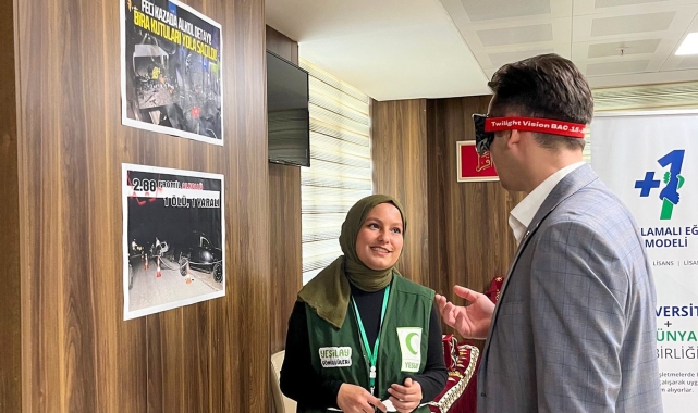 Alkolün etkilerini sanal gerçeklik gözlüğü ile deneyimleterek bağımlılığa dikkat çektiler