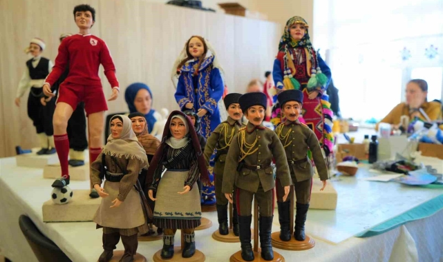 Anadolu kültürünü yansıtan kitre bebekler ilmek ilmek işleniyor