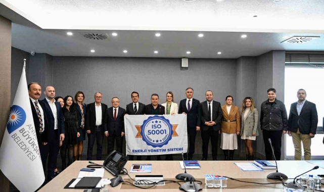 Antalya Büyükşehir Belediyesi'ne enerji yönetimi alanında prestijli belge
