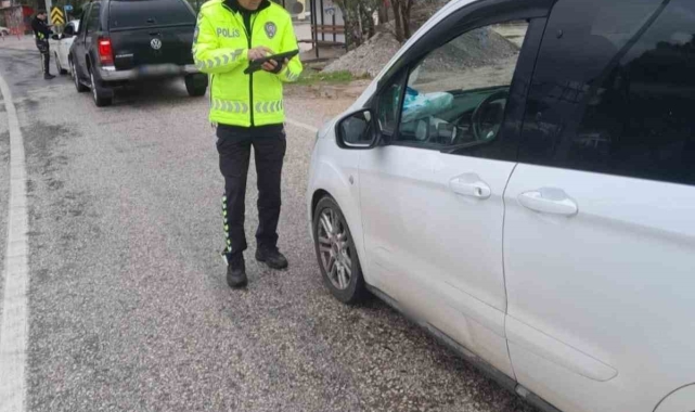 Antalya'da son iki haftada 126 bin 649 araç ve sürücü kontrol edildi